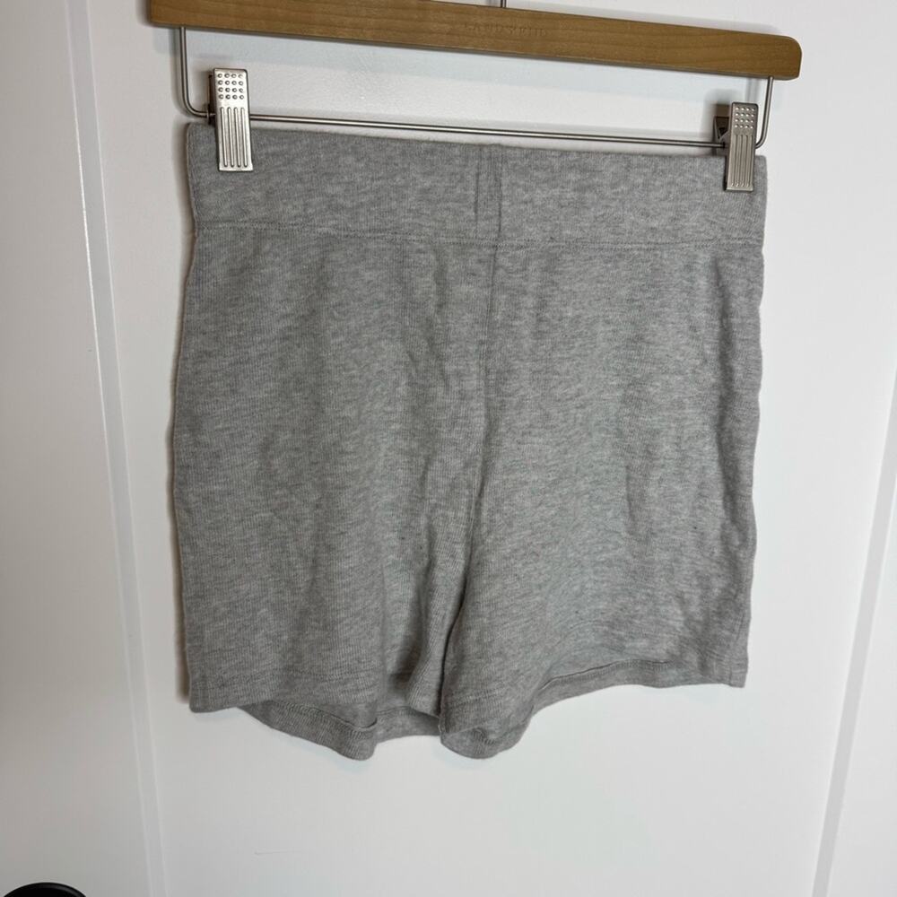 Reformation Knit Gray Pull On Lounge Shorts High Rise Size Small